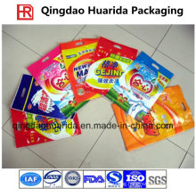 Three Side Seals Plastic Washing Powder/Laundry Detergent Packaging Bag